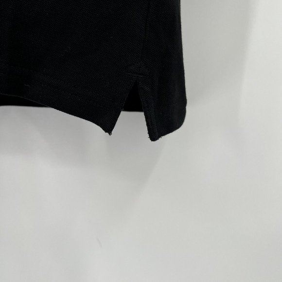 Quince Men's Organic Cotton Stretch Luxe Pique Polo Shirt Black size L NWT - Picture 2 of 4